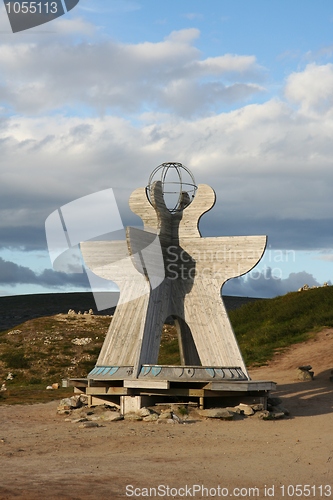 Image of Polar circle at saltfjellet