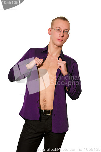 Image of Young man in shirt