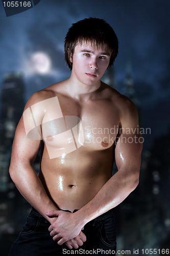 Image of muscular man