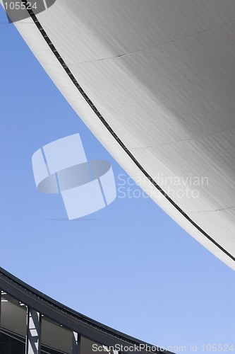 Image of Abstract Building Roof in Las Vegas Strip