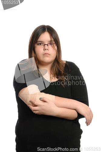 Image of Injured Elbow Girl