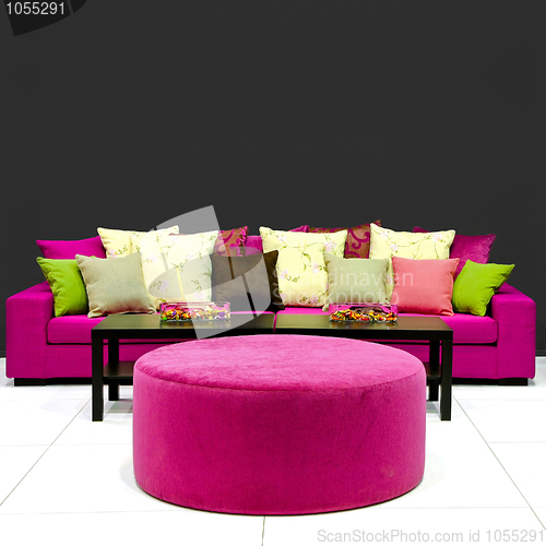 Image of Colorful living room