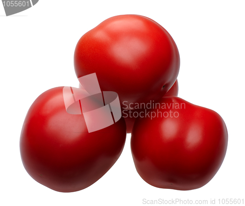 Image of Red tomatoes, isolated