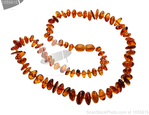 Image of Amber necklace, isolated