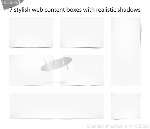 Image of web content boxes