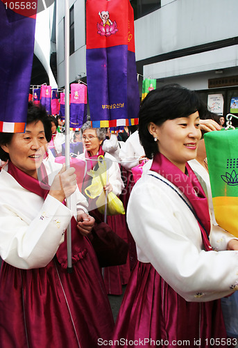 Image of Carrying lanterns