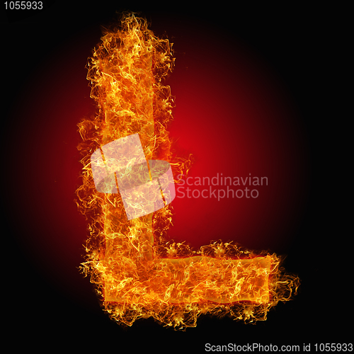 Image of Fire letter L