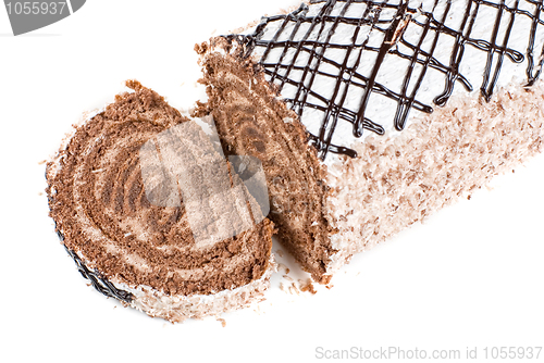 Image of Chocolate Swiss roll