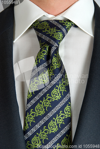 Image of closeup businessman suit