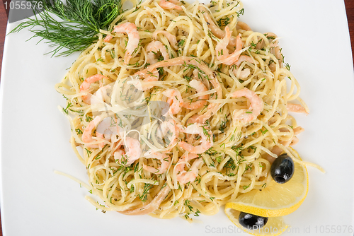 Image of Pasta with shrimps