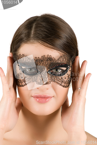 Image of girl at mask