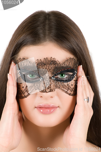 Image of girl at mask