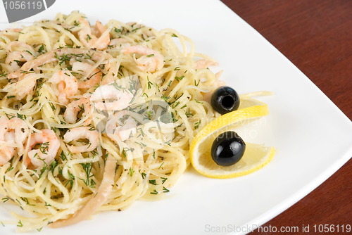 Image of Pasta with shrimps