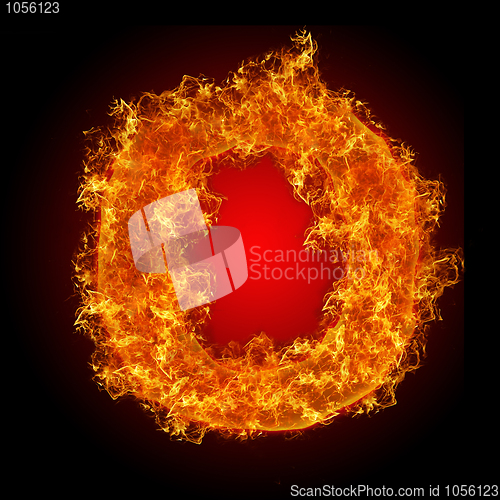 Image of Fire letter O
