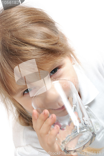 Image of child drinking water