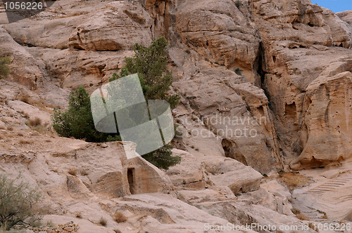 Image of Rocks at Petra in Jordan