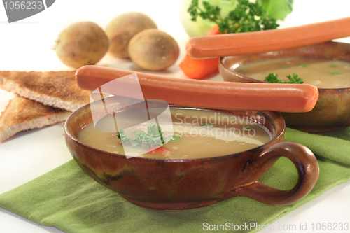 Image of Cream of potato soup