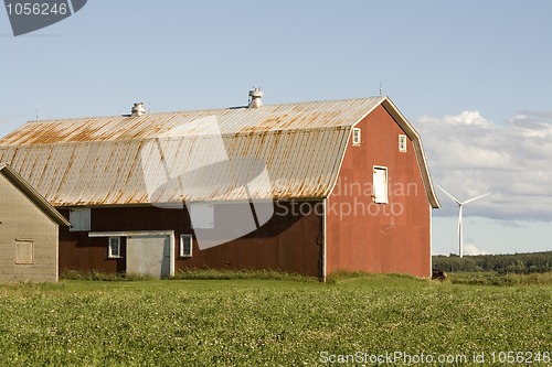 Image of Red Wooden Barn