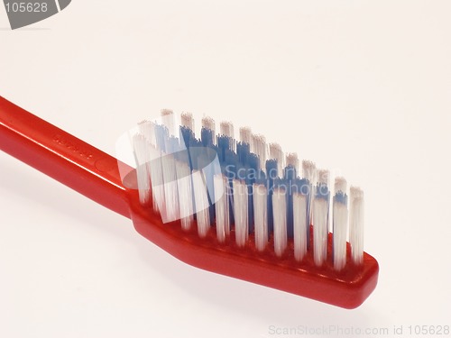Image of Red toothbrush