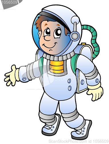 Image of Cartoon astronaut