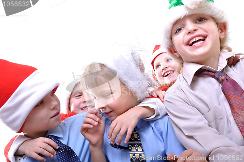 Image of Christmas holiday children