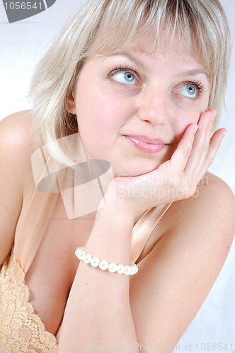 Image of beautiful blond woman