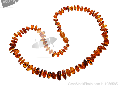 Image of Amber necklace, isolated