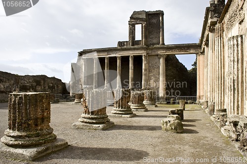 Image of Ruins of the basilica, Pompeii.