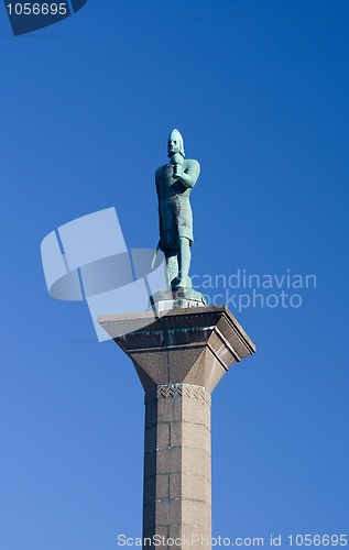 Image of Olav Trygvason statue in Trondheim