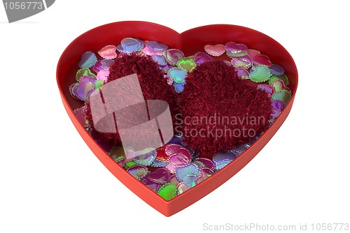 Image of nValentine day heart shaped clews
