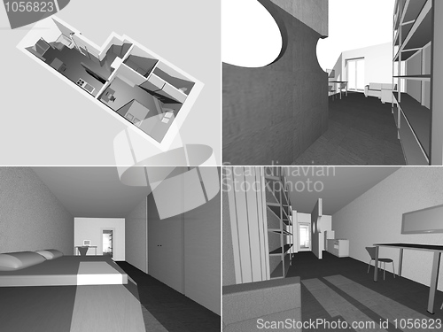 Image of House interior model