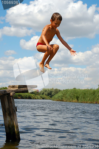 Image of Summer Beach Wtaer Fun Jump