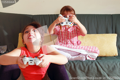 Image of children playing computer games