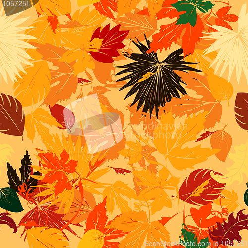 Image of Fall leaves pattern