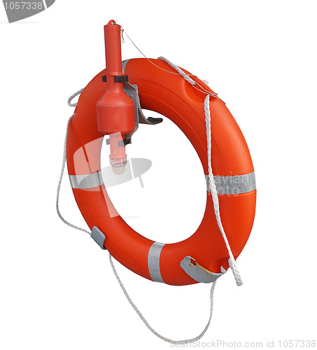 Image of Life Buoy with light