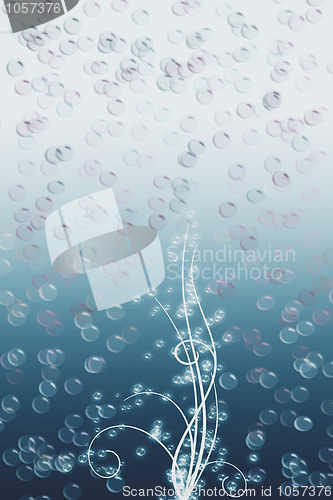 Image of abstract background of water bubble