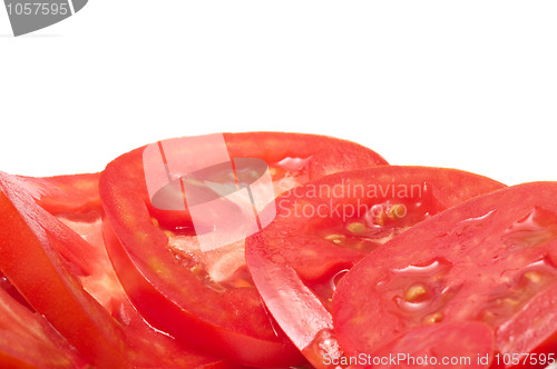 Image of Slices of tomato.