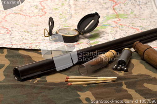 Image of The hunting still-life.