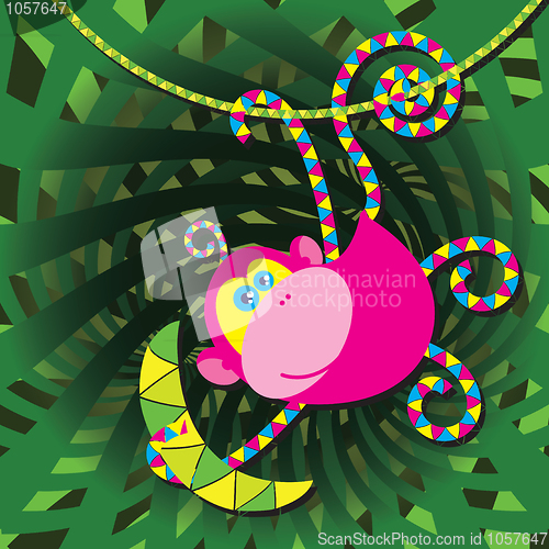 Image of cartoon monkey