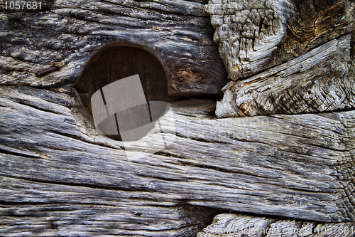 Image of wooden blockhouse