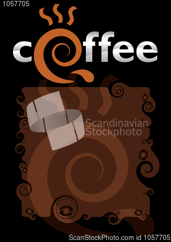 Image of template for the coffee menu