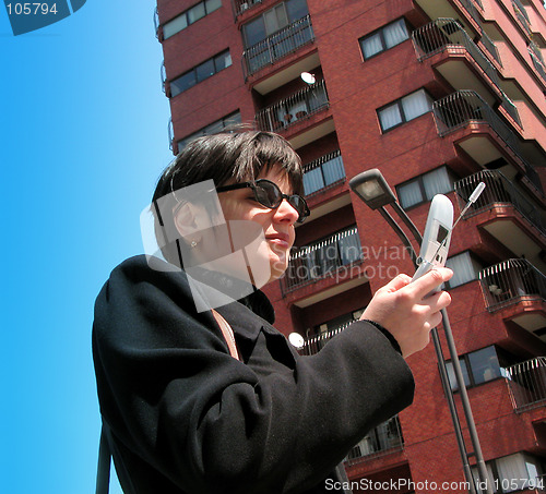Image of Woman With Phone
