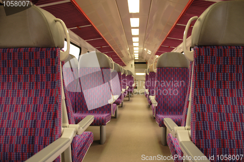 Image of intercity train interior