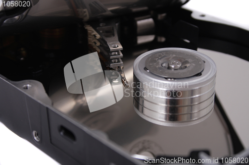 Image of open hard drive