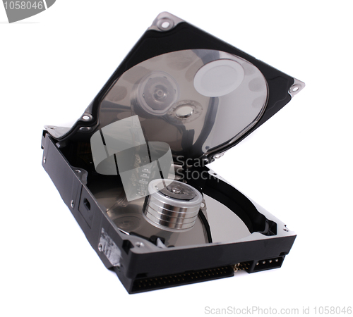 Image of open hard drive