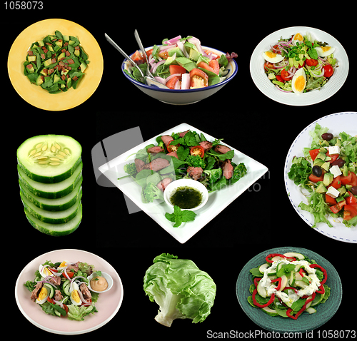 Image of Selection Of Salads