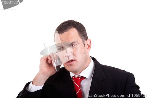 Image of businessman on the phone
