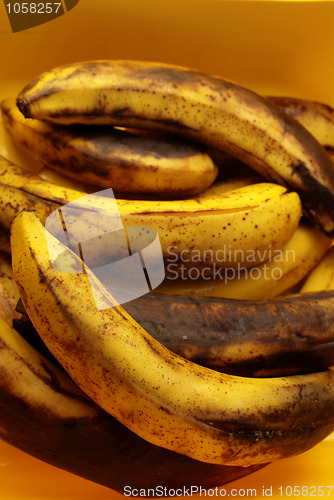 Image of spotted bananas