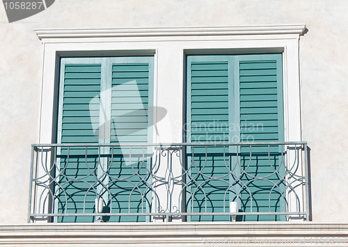 Image of balcony window