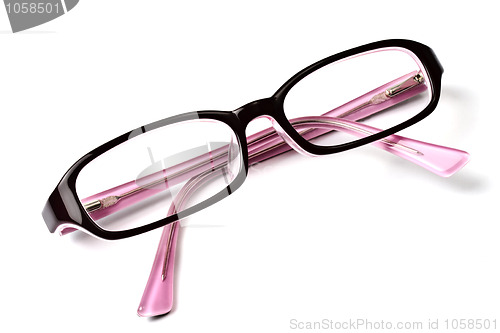 Image of Beautiful glasses isolated on white